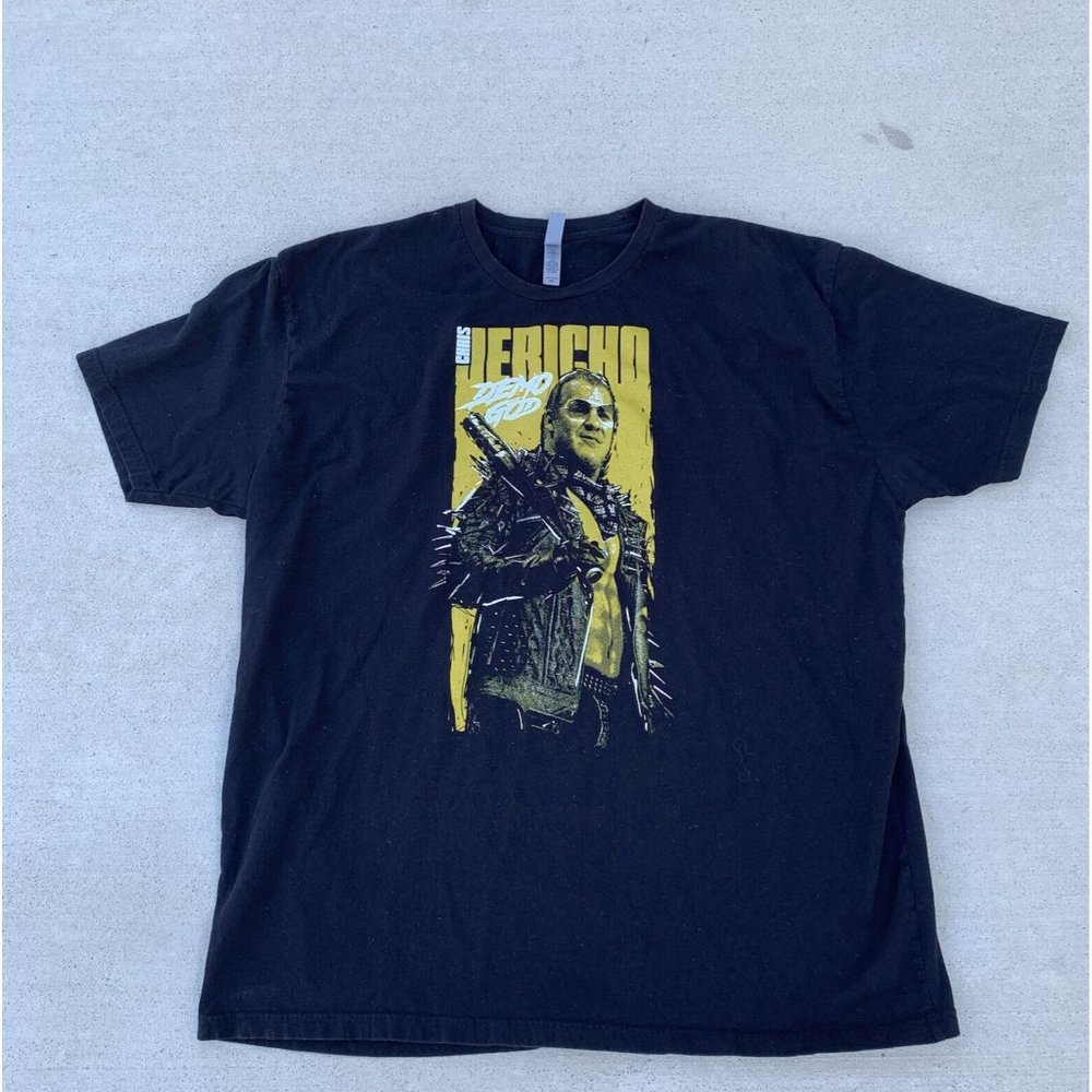 3XL Chris Jericho Demo God T-shirt Pro Wrestling Crate AEW WCW WWE WWF
